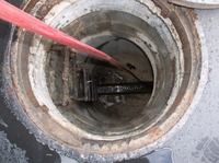 Small image of drain clog found during hydrojetting