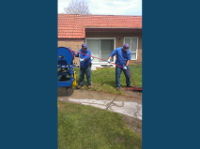 Small image of drain clog found during hydrojetting
