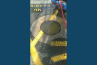 Small image of drain clog found during hydrojetting