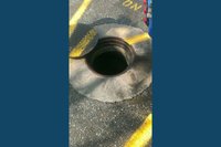Small image of drain clog found during hydrojetting